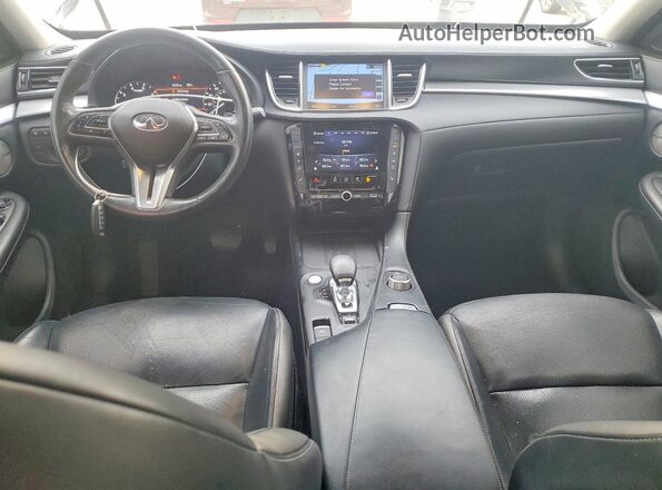 3PCAJ5M30KF109470 2019 INFINITI QX50 White წინა პანელის ხედი