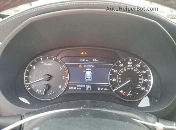 3PCAJ5M30KF109470 2019 INFINITI QX50 White ხელსაწყოთა პანელის ხედი