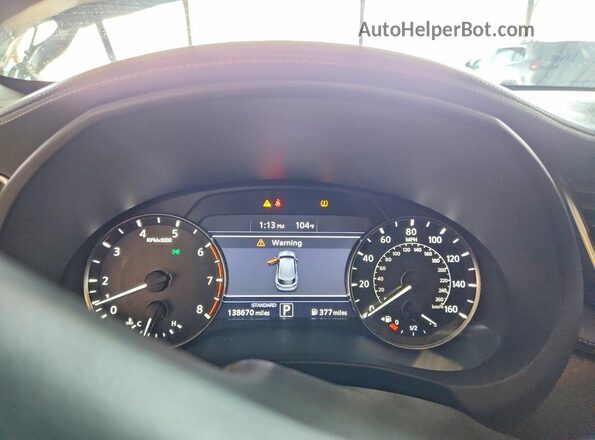 3PCAJ5M30KF121697 2019 INFINITI QX50 Silver Vista del cuadro de instrumentos