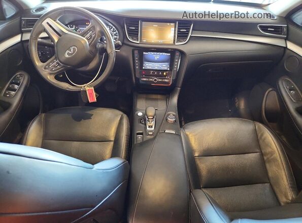 3PCAJ5M30KF121697 2019 INFINITI QX50 Silver Vista del salpicadero