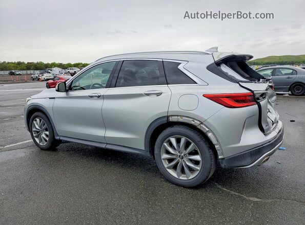 3PCAJ5M30KF128553 2019 INFINITI QX50 Серебряный Задняя левая четверть