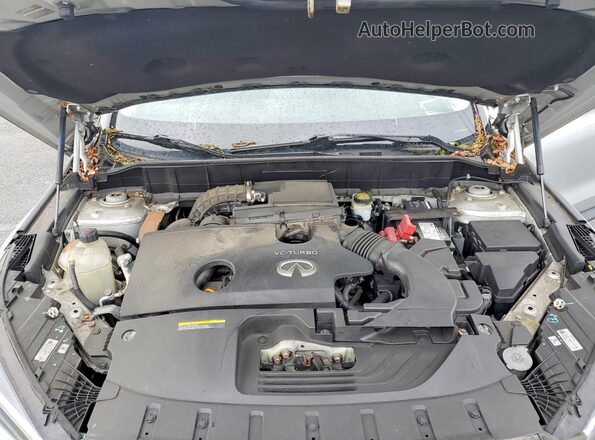3PCAJ5M30KF128553 2019 INFINITI QX50 Серебряный Вид подкапотного пространства