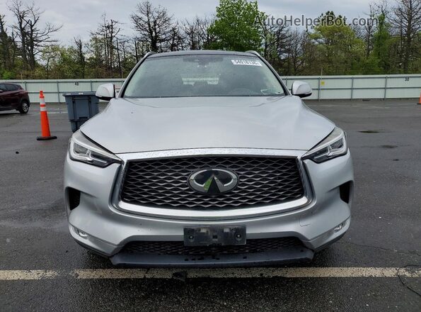 3PCAJ5M30KF128553 2019 INFINITI QX50 Серебряный Вид спереди