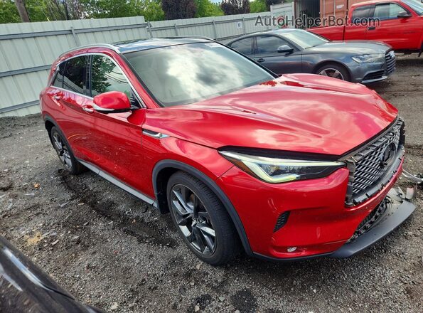 3PCAJ5M30KF135552 2019 INFINITI QX50 Red Առջևի աջ