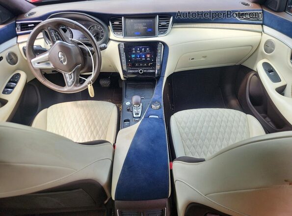 3PCAJ5M30KF135552 2019 INFINITI QX50 Red Առջևի վահանակի տեսք