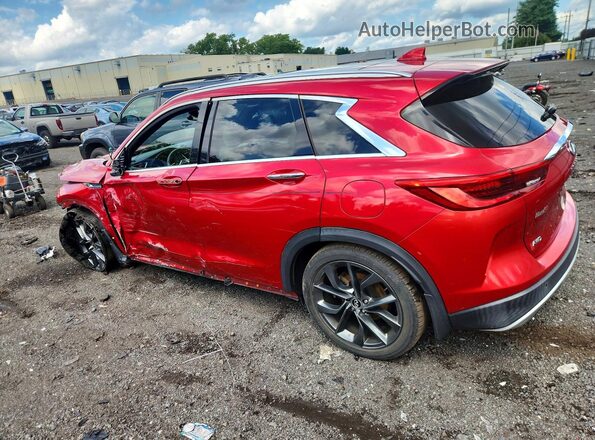 3PCAJ5M30KF135552 2019 INFINITI QX50 Red Հետևի ձախ