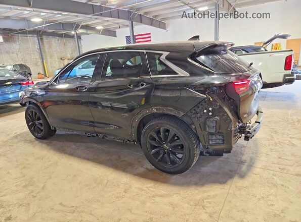 3PCAJ5M30KF145563 2019 INFINITI QX50 Black Հետևի ձախ