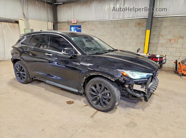 3PCAJ5M30KF145563 2019 INFINITI QX50 Black Առջևի աջ