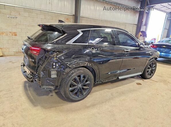 3PCAJ5M30KF145563 2019 INFINITI QX50 Black Հետևի աջ