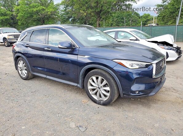 3PCAJ5M31KF116217 2019 INFINITI QX50 Blue Front right