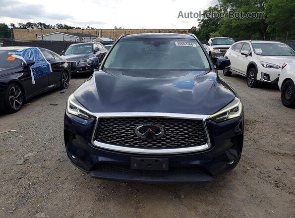 3PCAJ5M31KF116217 2019 INFINITI QX50 Blue Front view