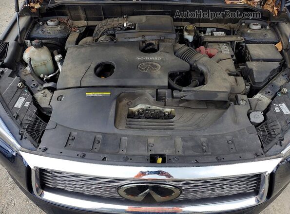 3PCAJ5M31KF116217 2019 INFINITI QX50 Blue Engine compartment view