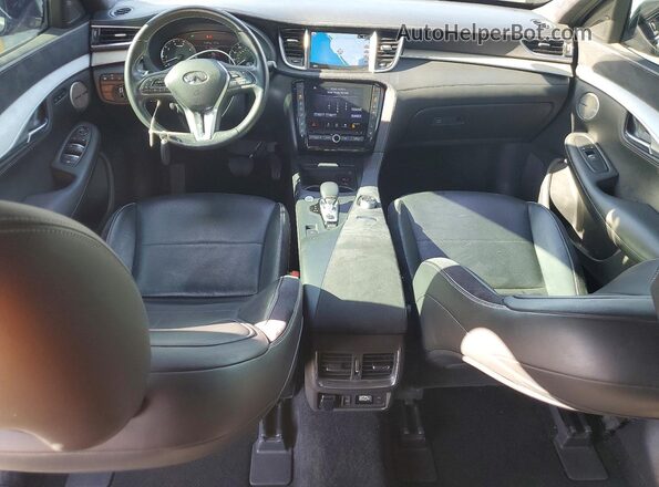 3PCAJ5M31KF133051 2019 INFINITI QX50 Gray Առջևի վահանակի տեսք