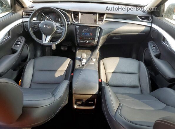 3PCAJ5M31LF104196 2020 INFINITI QX50 Gray Dashboard view