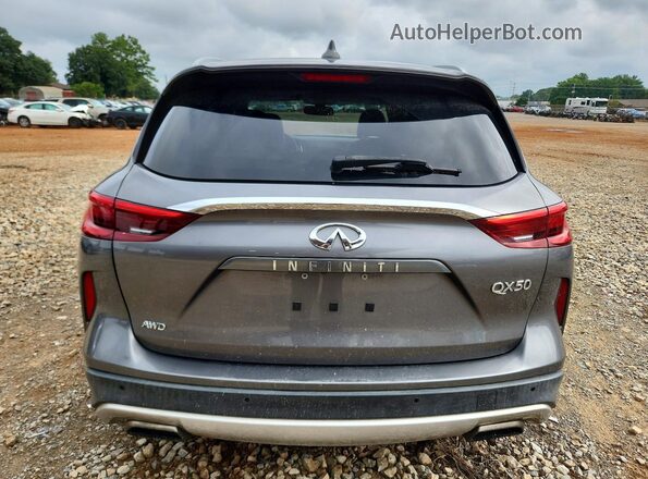 3PCAJ5M32KF112127 2019 INFINITI QX50 Gray Rear view
