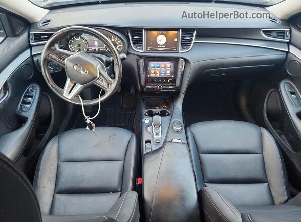 3PCAJ5M32KF122995 2019 INFINITI QX50 Blue Widok deski rozdzielczej