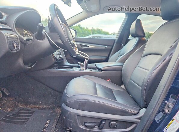 3PCAJ5M32KF122995 2019 INFINITI QX50 Blue Widok wnętrza z przodu
