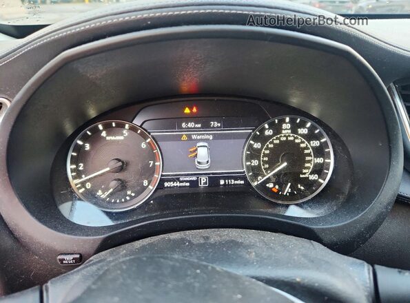 3PCAJ5M32KF122995 2019 INFINITI QX50 Blue Widok zestawu wskaźników
