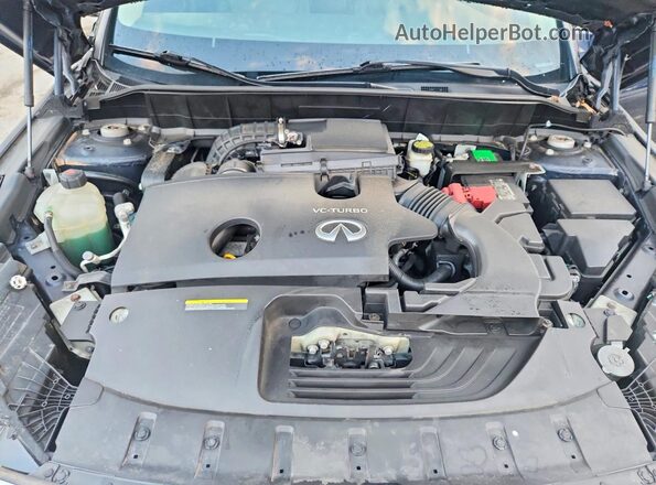 3PCAJ5M32KF122995 2019 INFINITI QX50 Blue Widok komory silnika