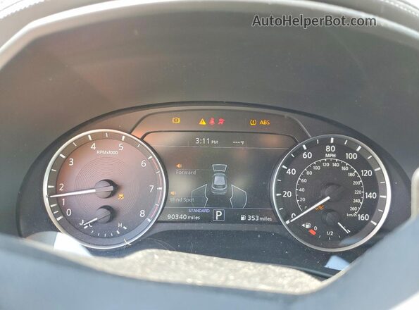 3PCAJ5M32KF146343 2019 INFINITI QX50 Gray Instrument cluster view
