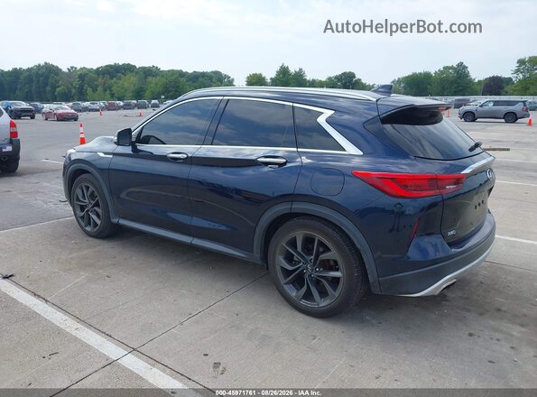 3PCAJ5M32LF115238 2020 INFINITI QX50 Blue უკანა მარცხენა