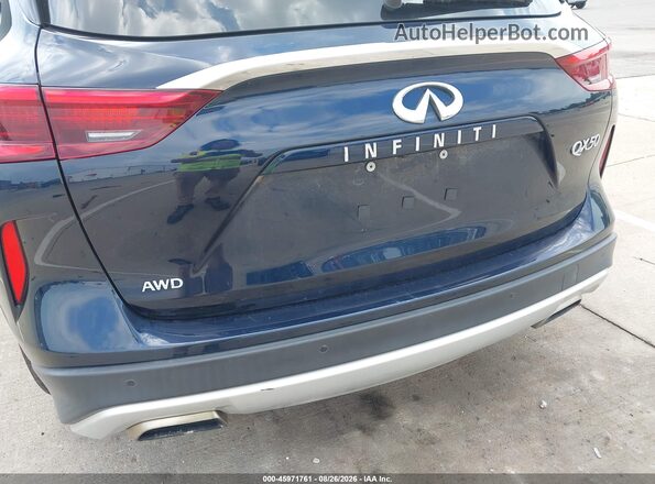 3PCAJ5M32LF115238 2020 INFINITI QX50 Blue წინა ხედი