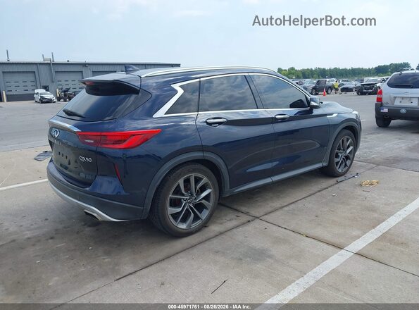 3PCAJ5M32LF115238 2020 INFINITI QX50 Blue უკანა მარჯვენა