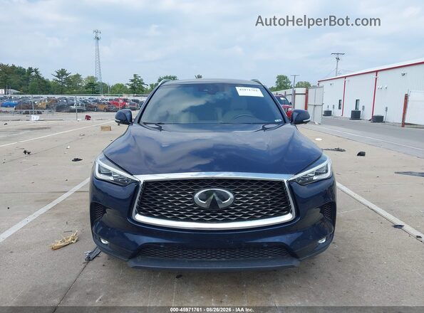 3PCAJ5M32LF115238 2020 INFINITI QX50 Blue ხელსაწყოთა პანელის ხედი
