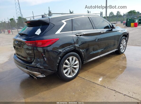 3PCAJ5M33KF104411 2019 INFINITI QX50 Черный Задняя правая четверть
