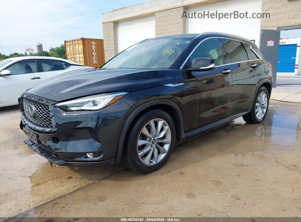 3PCAJ5M33KF104411 2019 INFINITI QX50 Черный Передняя левая четверть