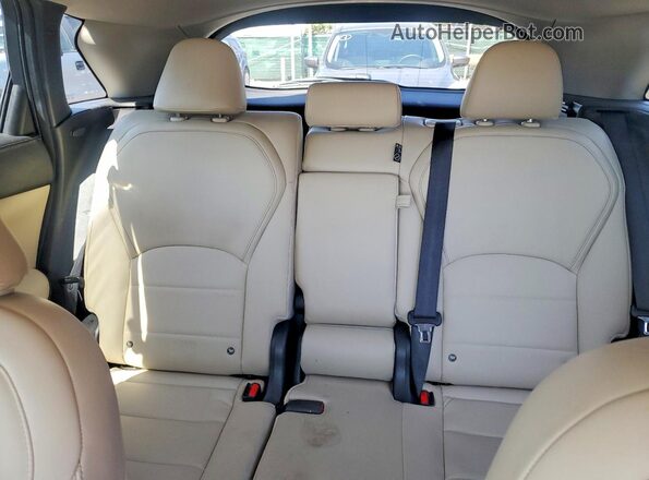 3PCAJ5M34LF105648 2020 INFINITI QX50 Brown Rear seats view