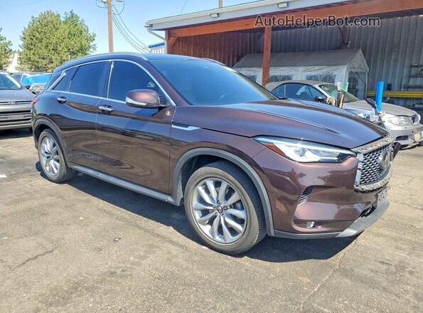 3PCAJ5M34LF105648 2020 INFINITI QX50 Brown Front right
