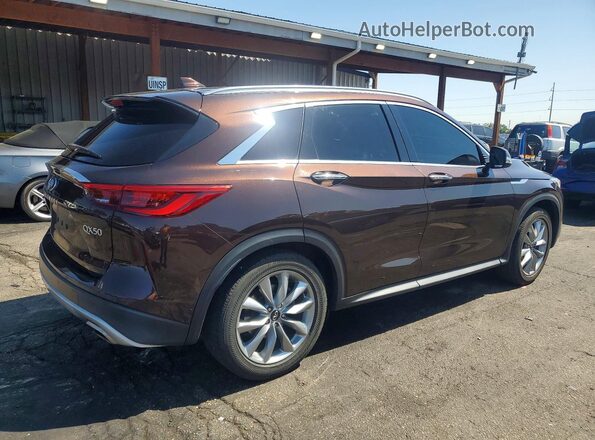 3PCAJ5M34LF105648 2020 INFINITI QX50 Brown Rear right