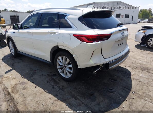 3PCAJ5M35KF107505 2019 INFINITI QX50 White Front view