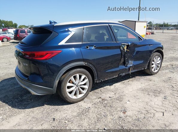 3PCAJ5M35KF117810 2019 INFINITI QX50 Dark Blue უკანა მარჯვენა