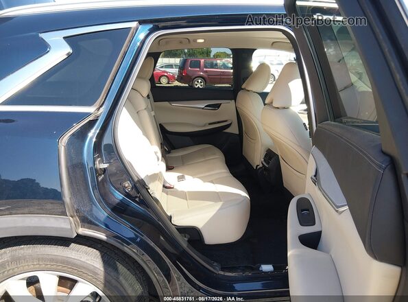 3PCAJ5M35KF117810 2019 INFINITI QX50 Dark Blue VIN კოდის სტიკერის ხედი