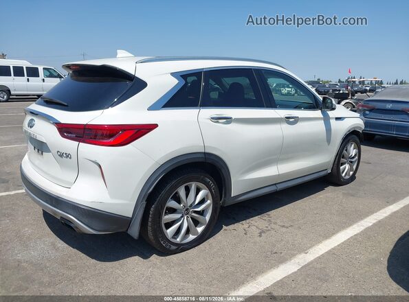 3PCAJ5M37KF113659 2019 INFINITI QX50 White უკანა მარჯვენა
