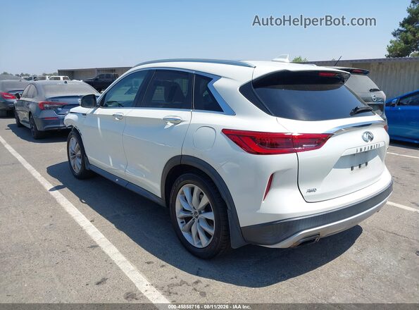 3PCAJ5M37KF113659 2019 INFINITI QX50 White უკანა მარცხენა