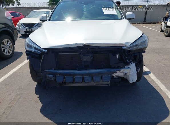 3PCAJ5M37KF113659 2019 INFINITI QX50 White ხელსაწყოთა პანელის ხედი