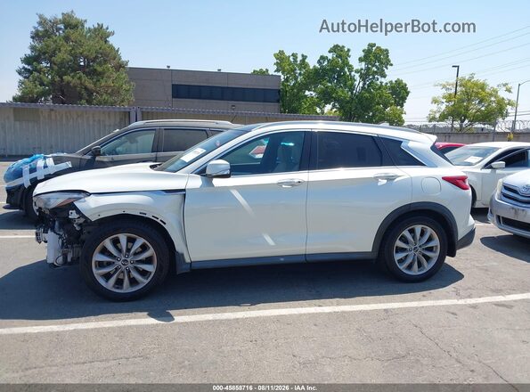 3PCAJ5M37KF113659 2019 INFINITI QX50 White სალონის 360-გრადუსიანი ხედი