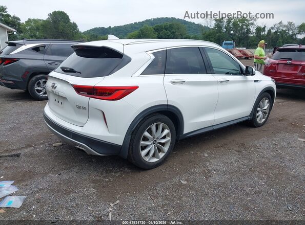 3PCAJ5M37KF126413 2019 INFINITI QX50 Белый Задняя правая четверть