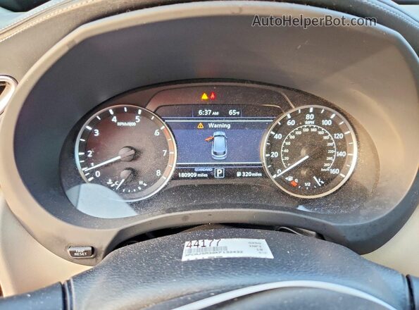 3PCAJ5M38KF132432 2019 INFINITI QX50 Blue Вид щитка приладів
