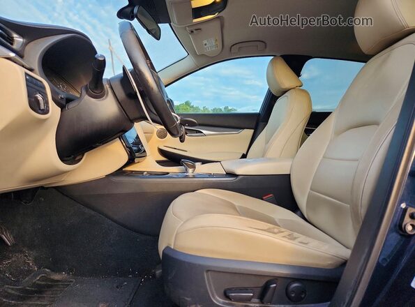 3PCAJ5M38KF132432 2019 INFINITI QX50 Blue Вид салону спереду