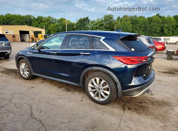 3PCAJ5M38KF132432 2019 INFINITI QX50 Blue Задня ліва чверть