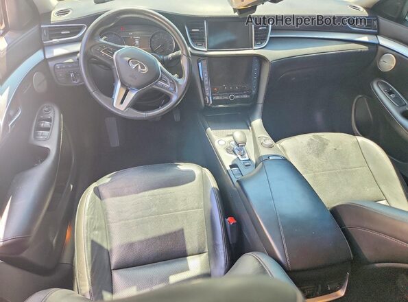 3PCAJ5M38LF100369 2020 INFINITI QX50 Gray Widok deski rozdzielczej