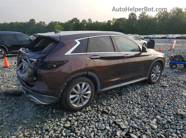 3PCAJ5M38LF102574 2020 INFINITI QX50 Burgundy Задня права чверть