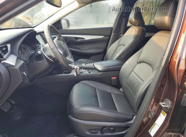 3PCAJ5M38LF102574 2020 INFINITI QX50 Burgundy Вид салону спереду