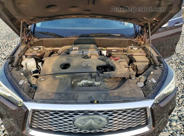 3PCAJ5M38LF102574 2020 INFINITI QX50 Burgundy Вид підкапотного простору