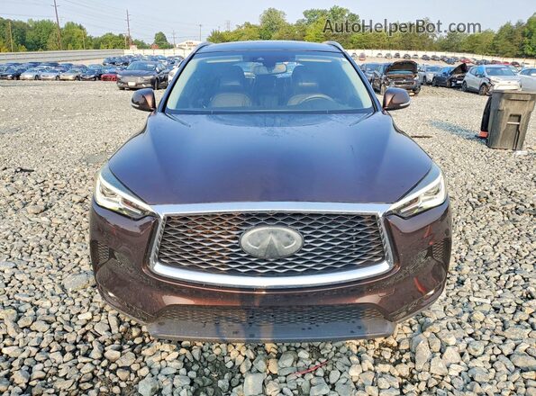 3PCAJ5M38LF102574 2020 INFINITI QX50 Burgundy Вид спереду