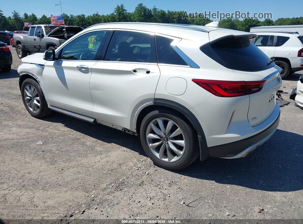 3PCAJ5M38LF115101 2020 INFINITI QX50 White Հետևի ձախ